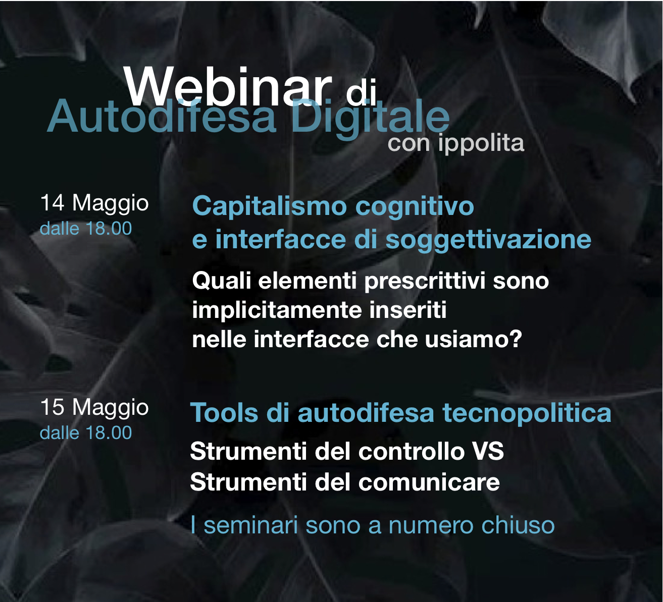 webinar di autodifesa digitale