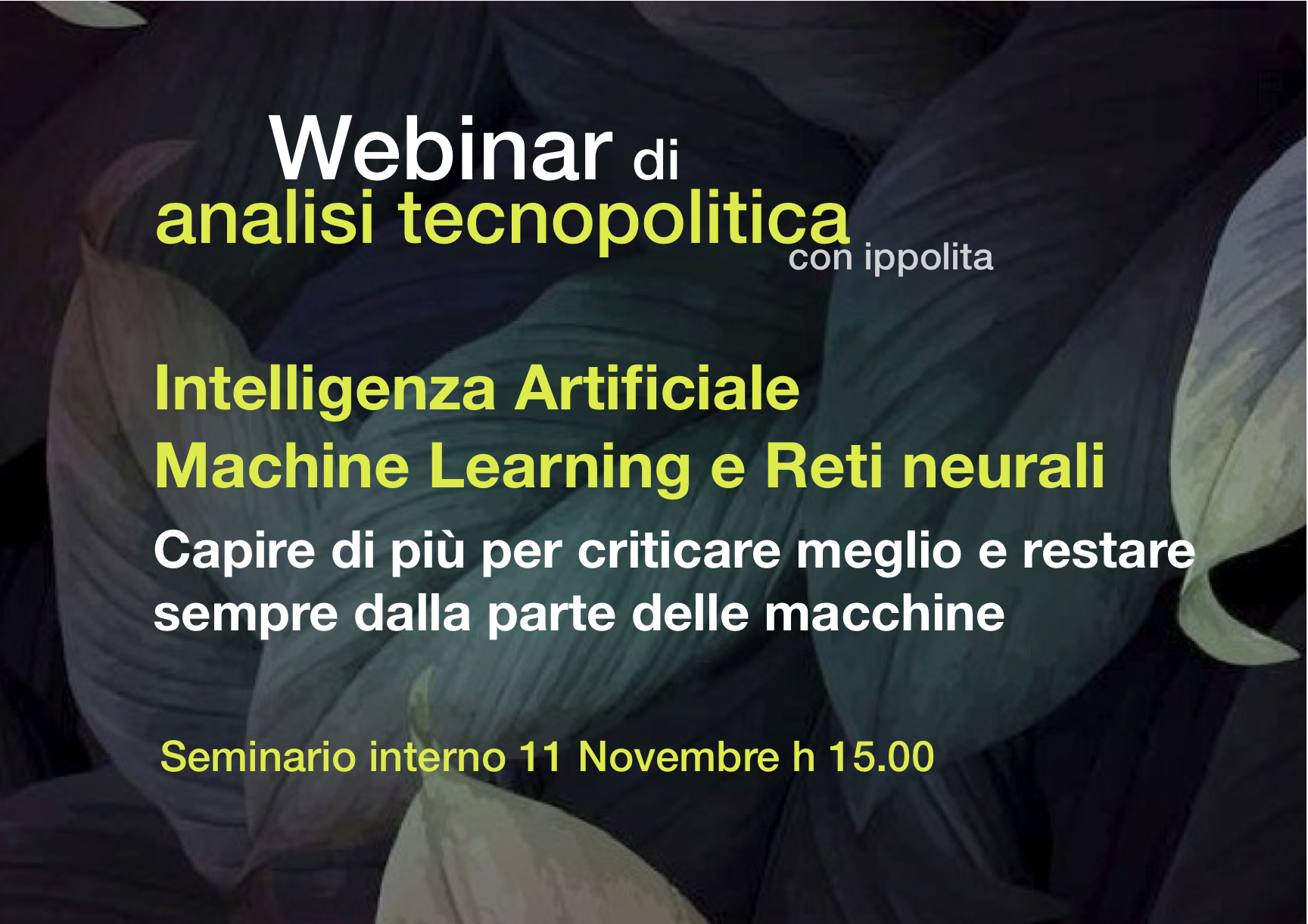 Intelligenza artificiale machine learning