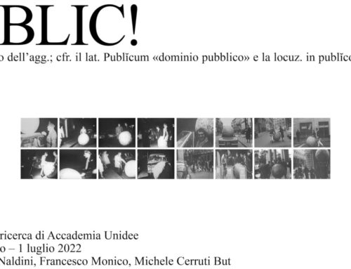 PUBLIC! convegno di ricerca – Accademia Unidee, Biella, 30 giugno – 1 luglio