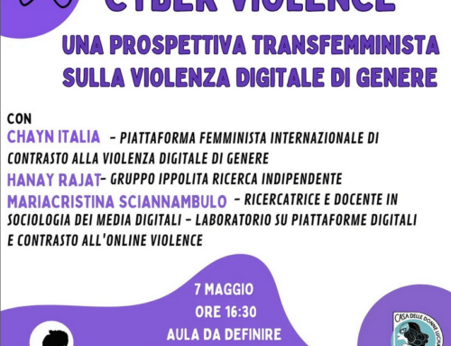 Violenza digitale di genere: una prospettiva transfemminista, 7 maggio, Roma3