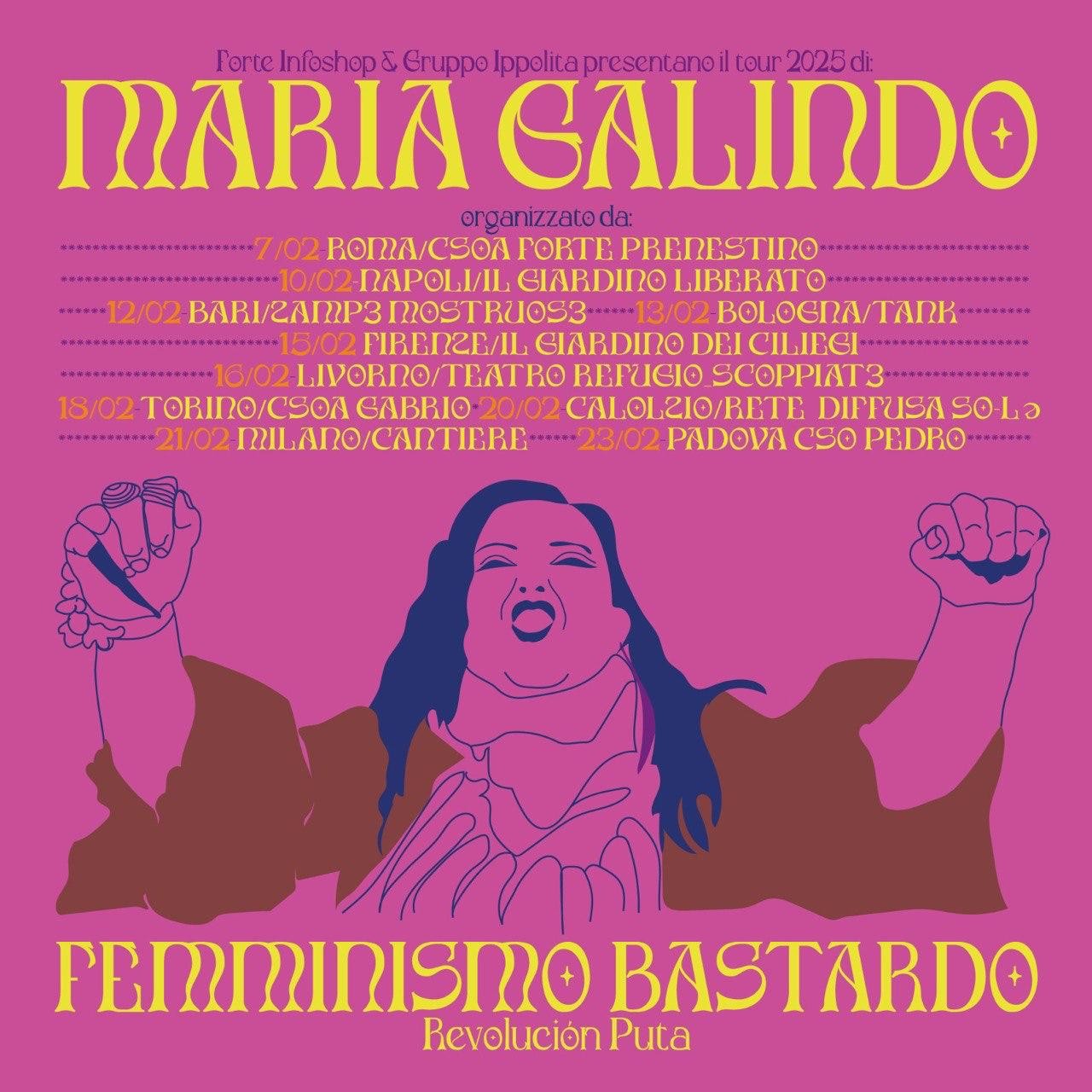 maria galindo tour italiano