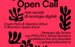 Crypo Party Narrazioni dissonanti