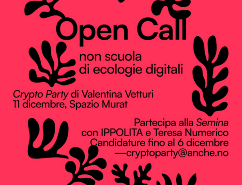 Crypo Party Narrazioni dissonanti, 11 dicembre, Bari