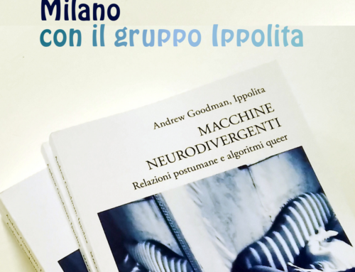 Relazioni postumane e algoritmi queer Presentazione del libro alla libreria Anarres Mercoledi 28 febbraio