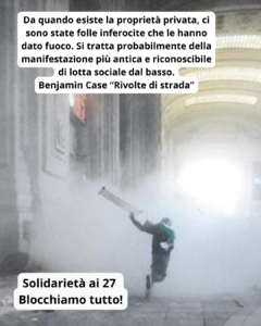 Benjamin Case rivolte di strada