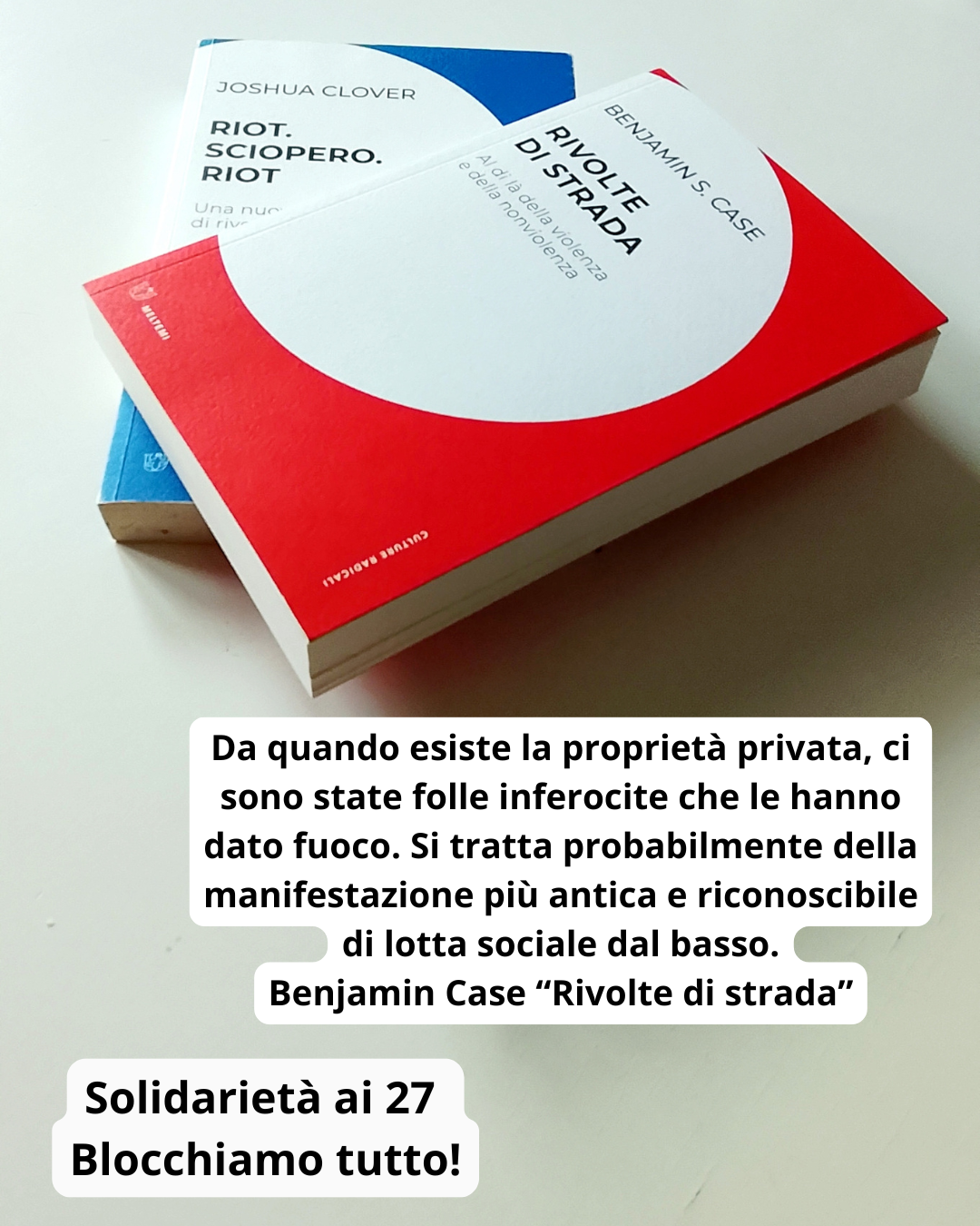 Benjamin case rivolte di strada